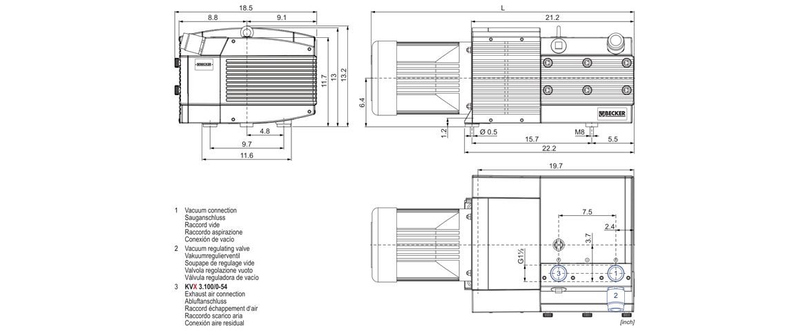 KVX 3.100真空泵