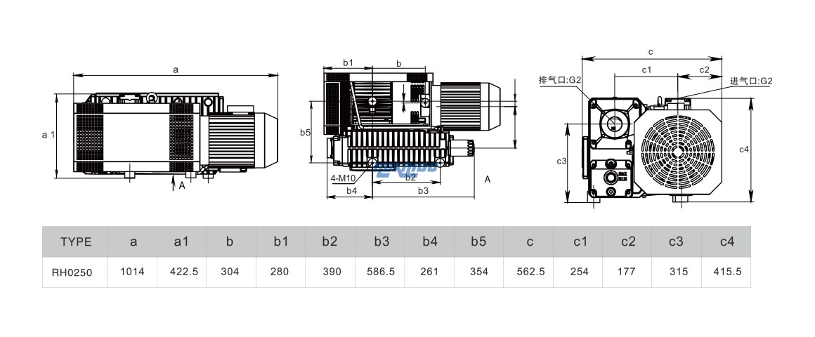RH0250單級旋片真空泵安裝圖.jpg